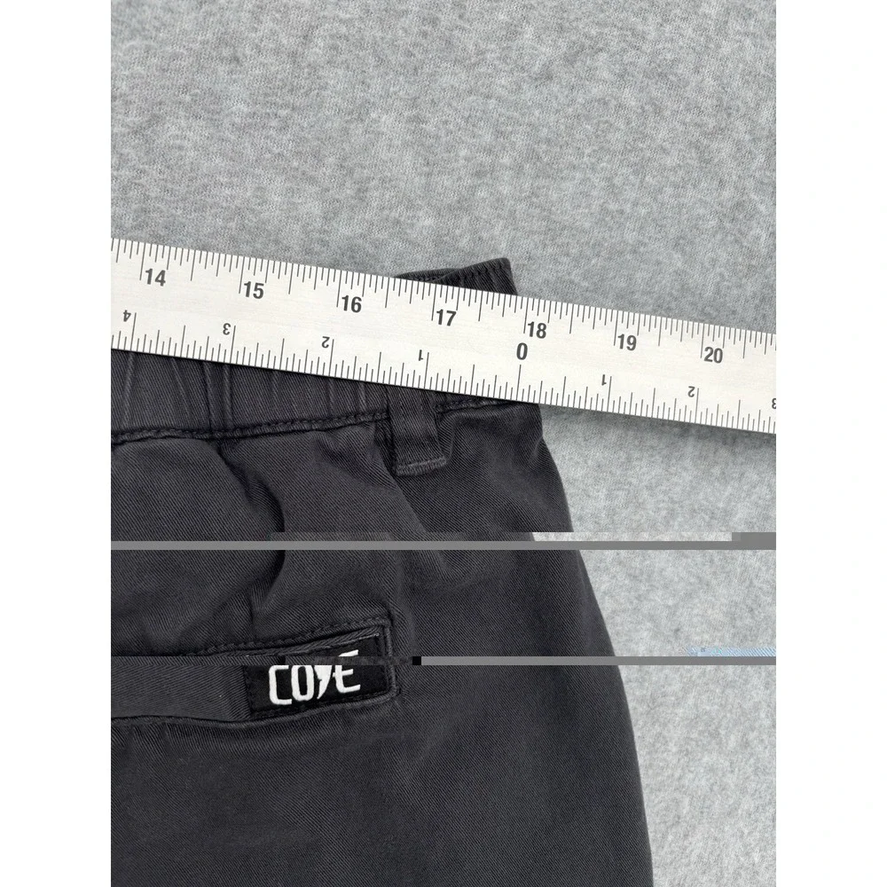 COVE USA Men's Chino Shorts 38W 5L Gray Stretch Cotton Elastic Waist